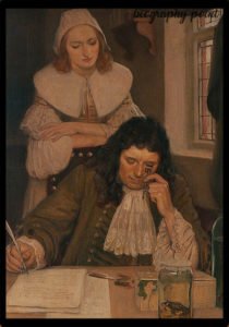 Antonie van Leeuwenhoek and his wife